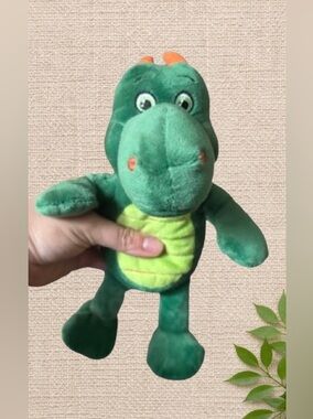 Green Dragon Plush Toy - 10” Soft Stuffed Animal